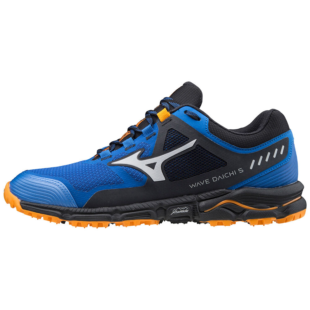 Mizuno Wave Daichi 5 Férfi Terepfutó Cipő Kék/Narancssárga OWB752984